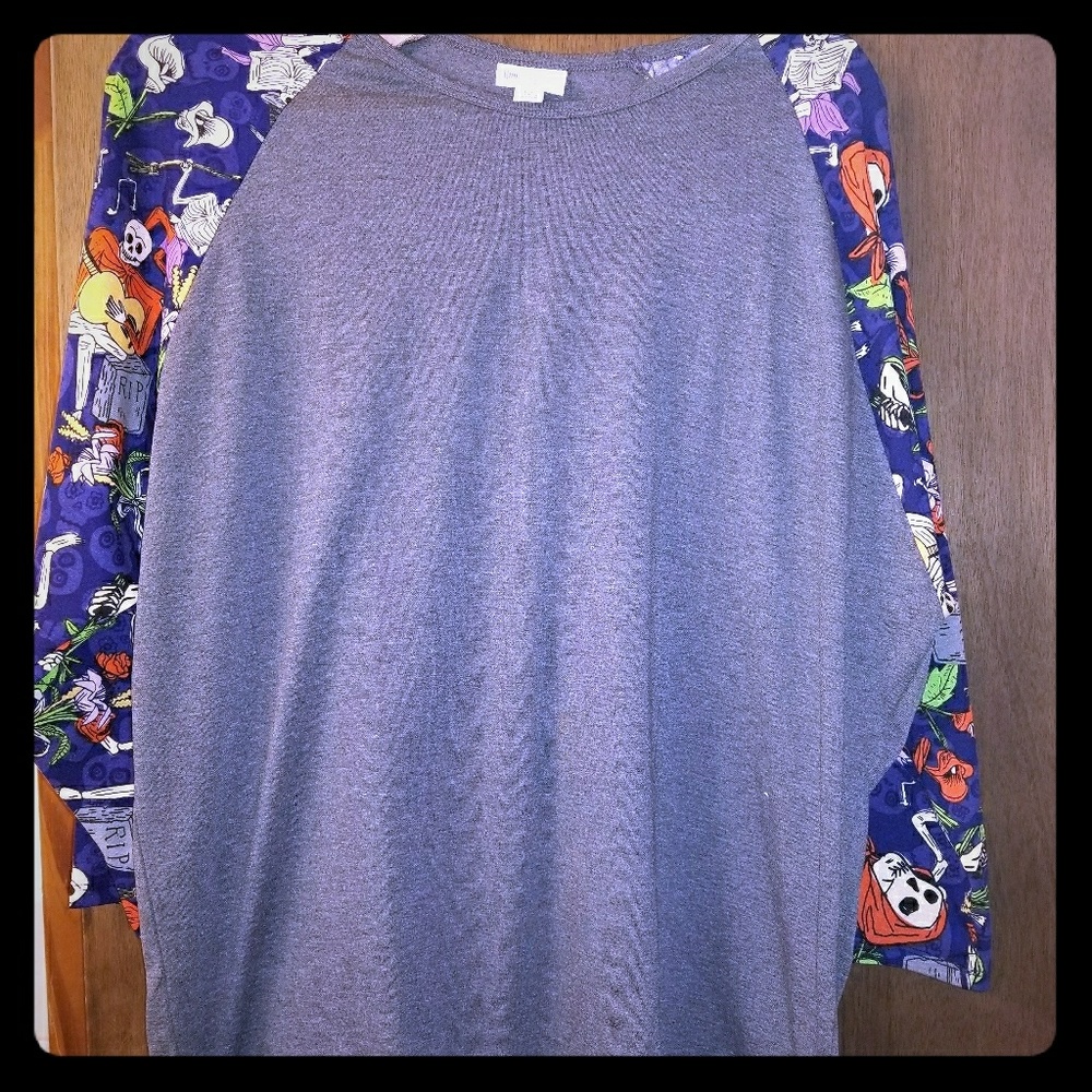 Nwot 3x Lularoe Randy Dancing Skeletons